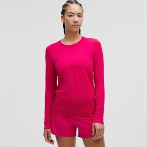 Lululemon Pink Long Sleeve Relaxed Swiftly